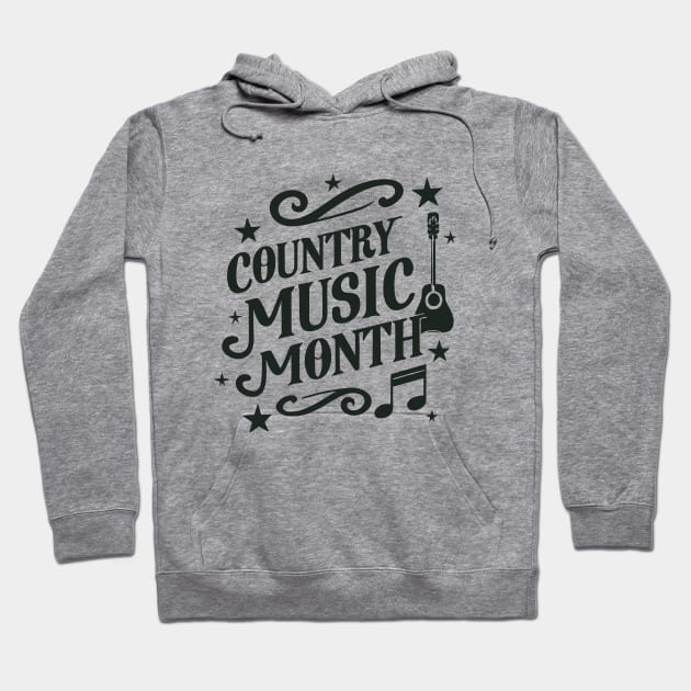 Country Music Month – October Hoodie by irfankokabi